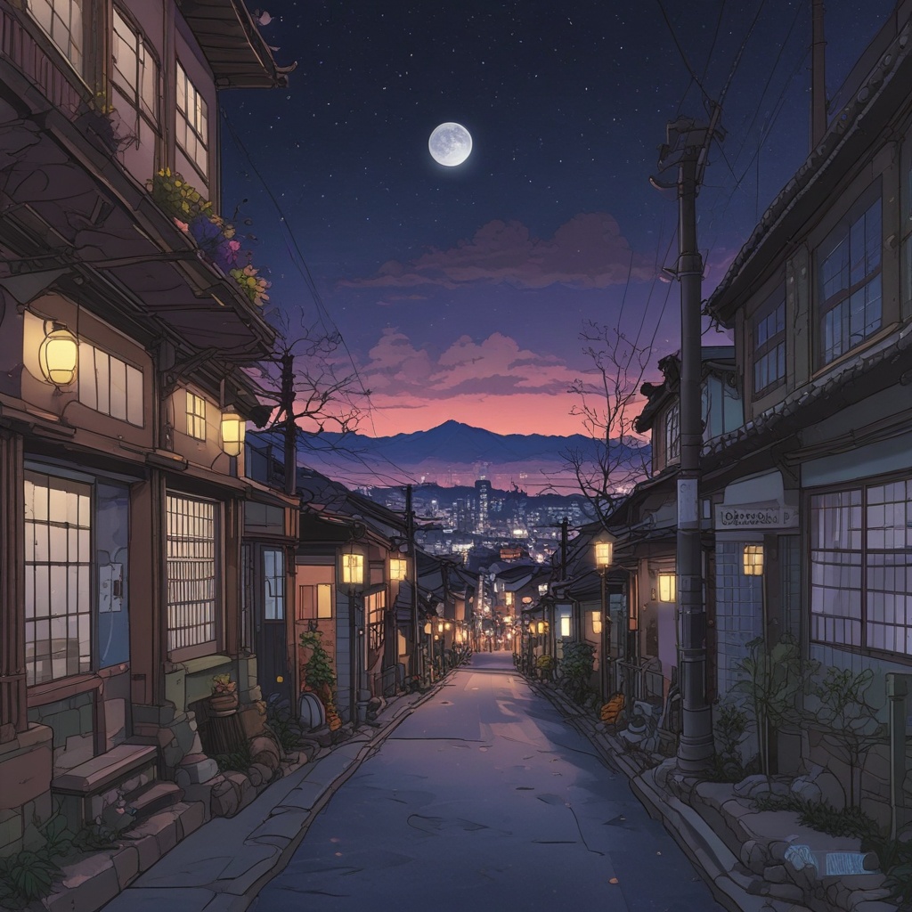 工場の夜景 1月