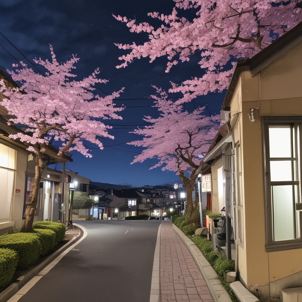 工場の夜景 4月