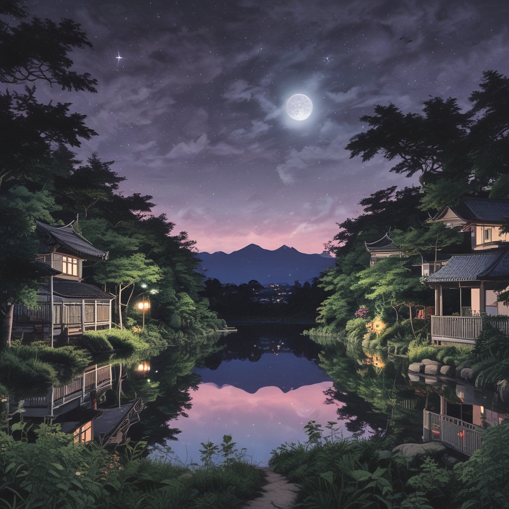 工場の夜景 8月